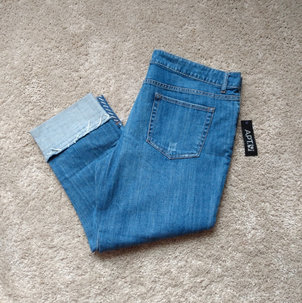 APT.9 NWT cropped jeans size 18